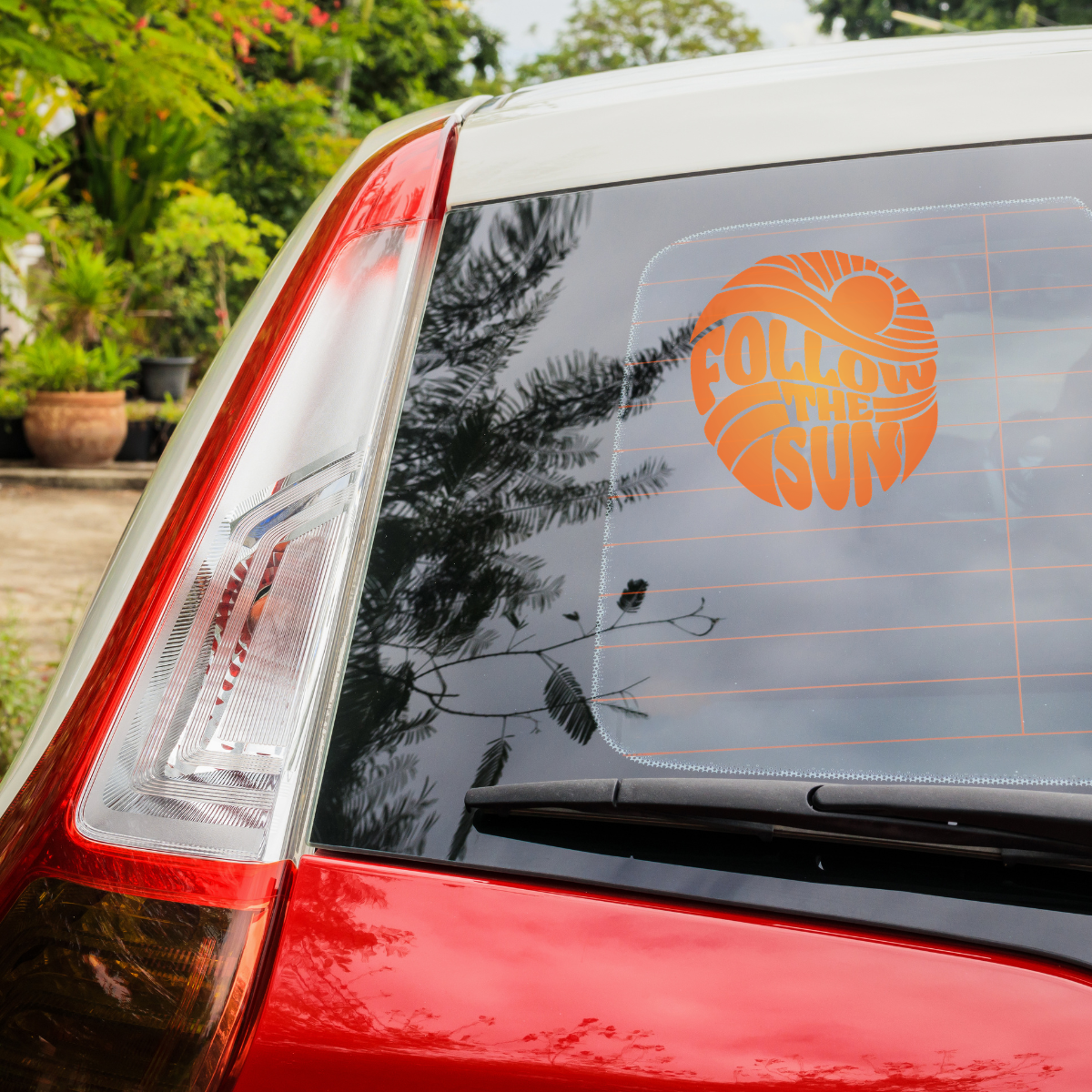 Follow the Sun Sticker