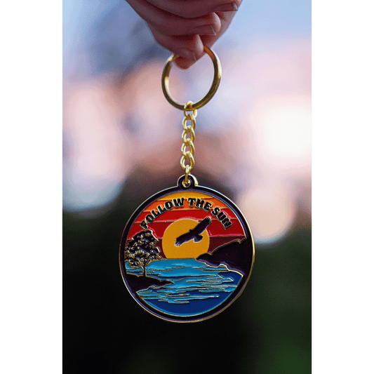 Follow The Sun Keychain