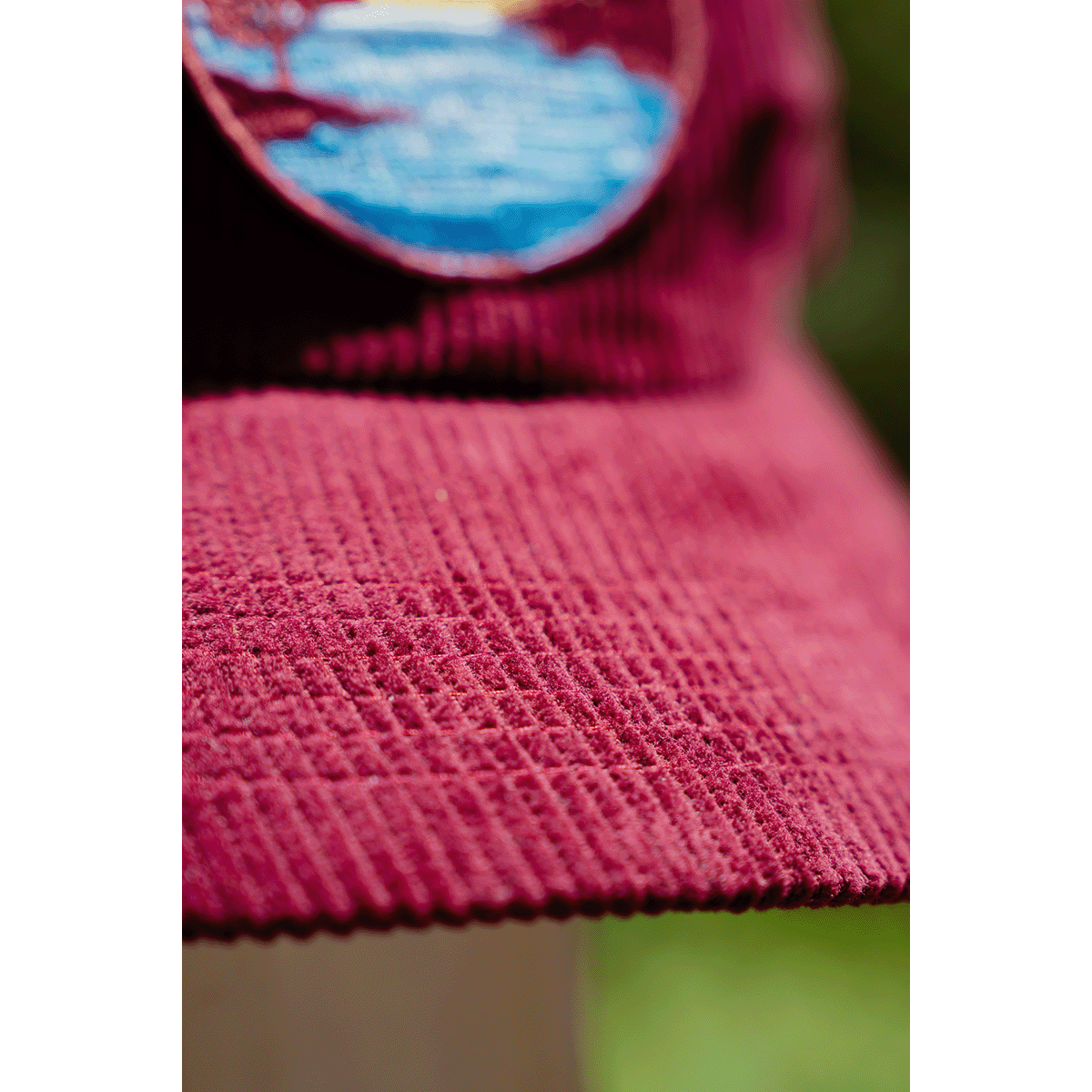 Follow The Sun Corduroy Maroon Cap