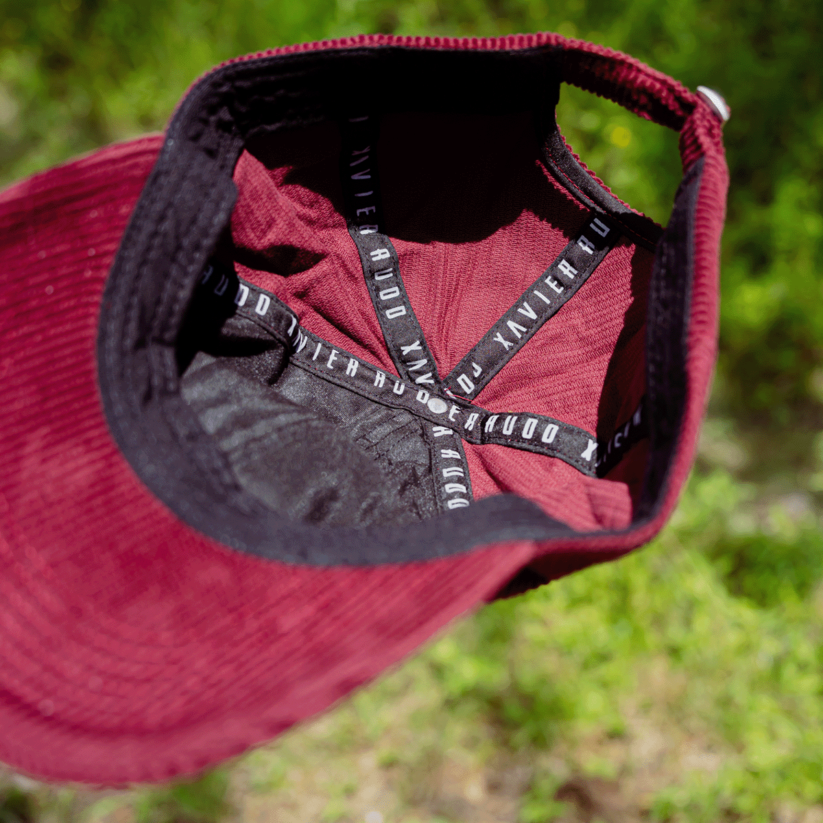 Follow The Sun Corduroy Maroon Cap