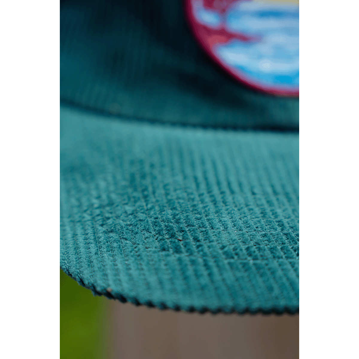 Follow The Sun Corduroy Teal Cap